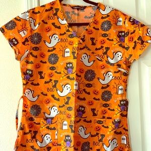 Halloween scrub tops